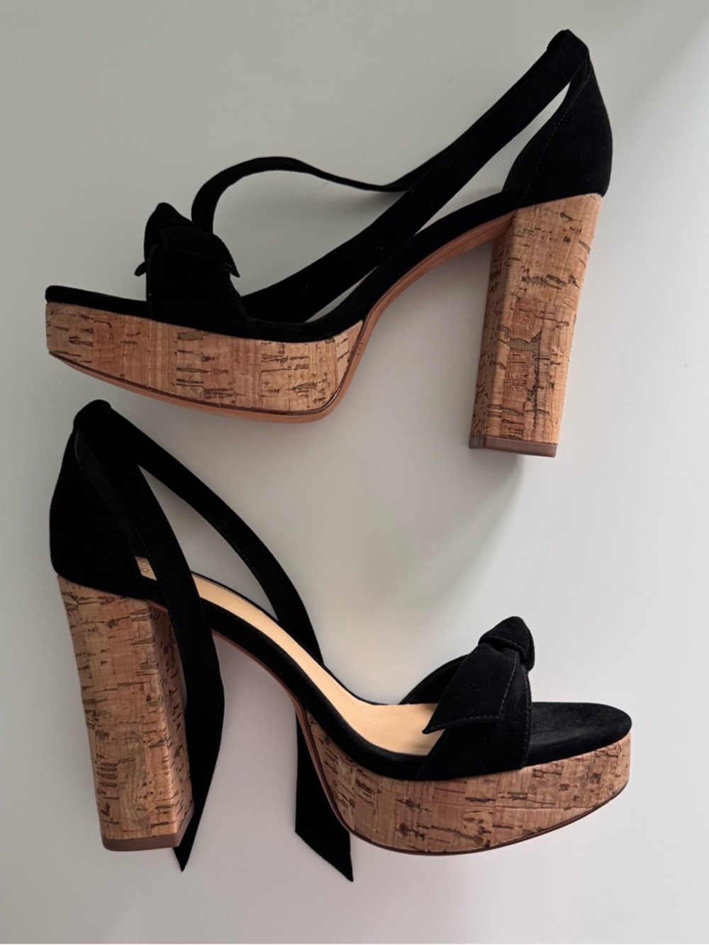 Alexandre Birman Clarita Mabeleh Platform Sandal Black Size 35 New